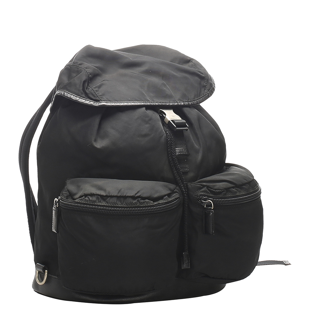 

Prada Black Nylon Tessuto Backpack