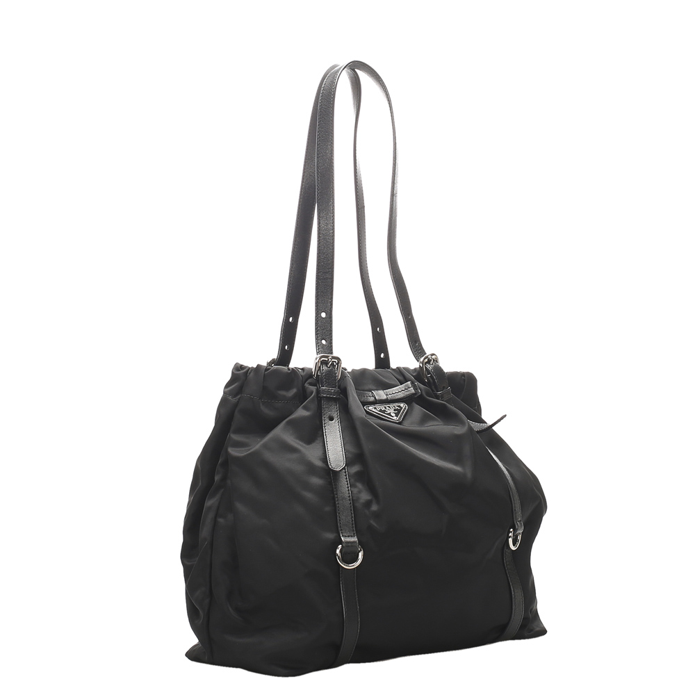 

Prada Black Nylon Tessuto Shoulder Bag