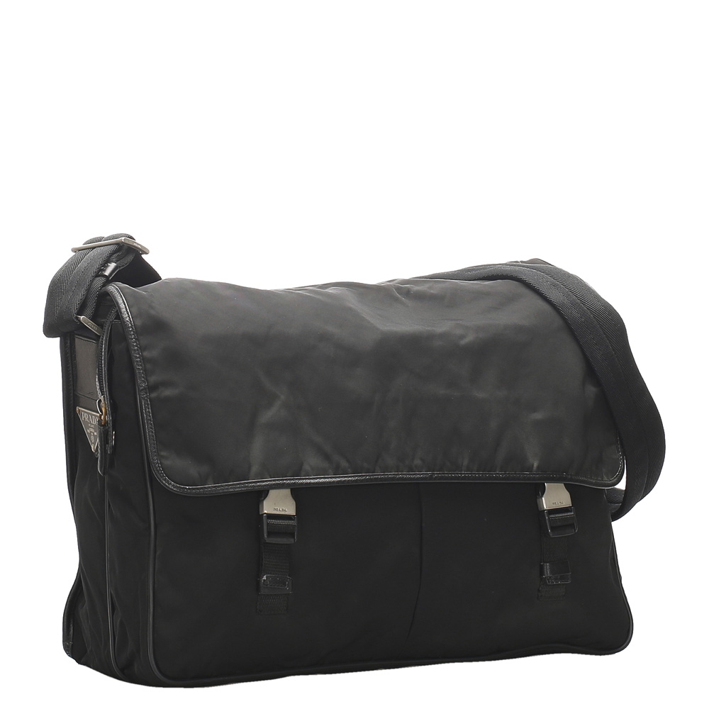 

Prada Black Tessuto Nylon Crossbody Bag