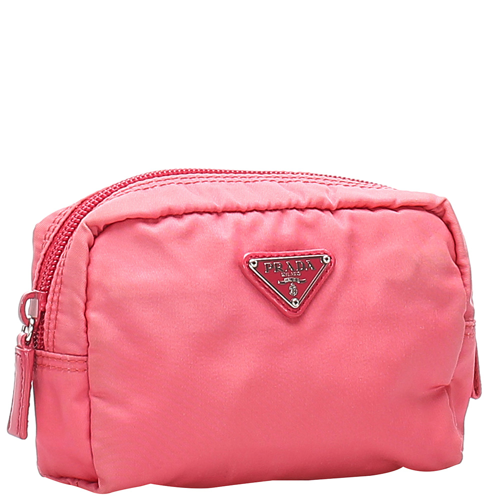 

Prada Pink Nylon Pouch