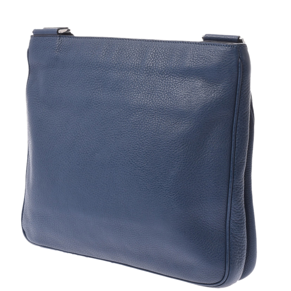 

Prada Blue Leather Shoulder Bag
