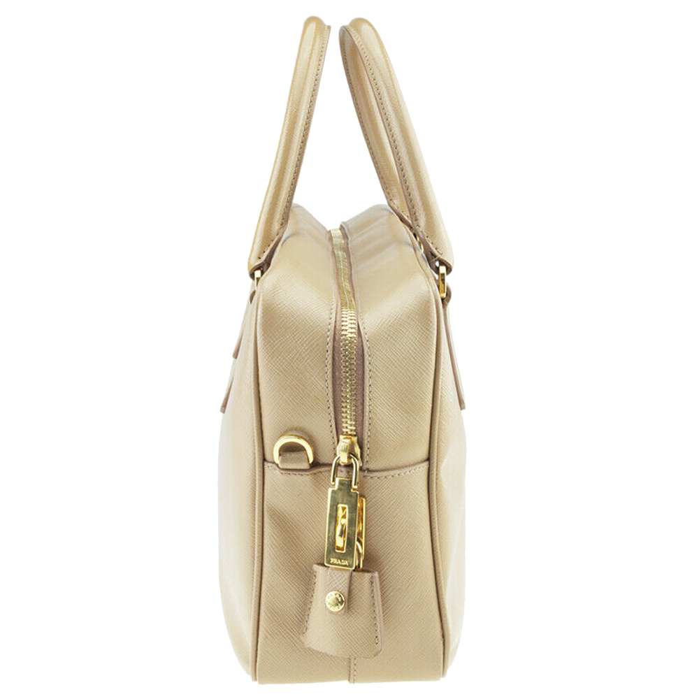 

Prada Beige Saffiano Leather Promenade Bag