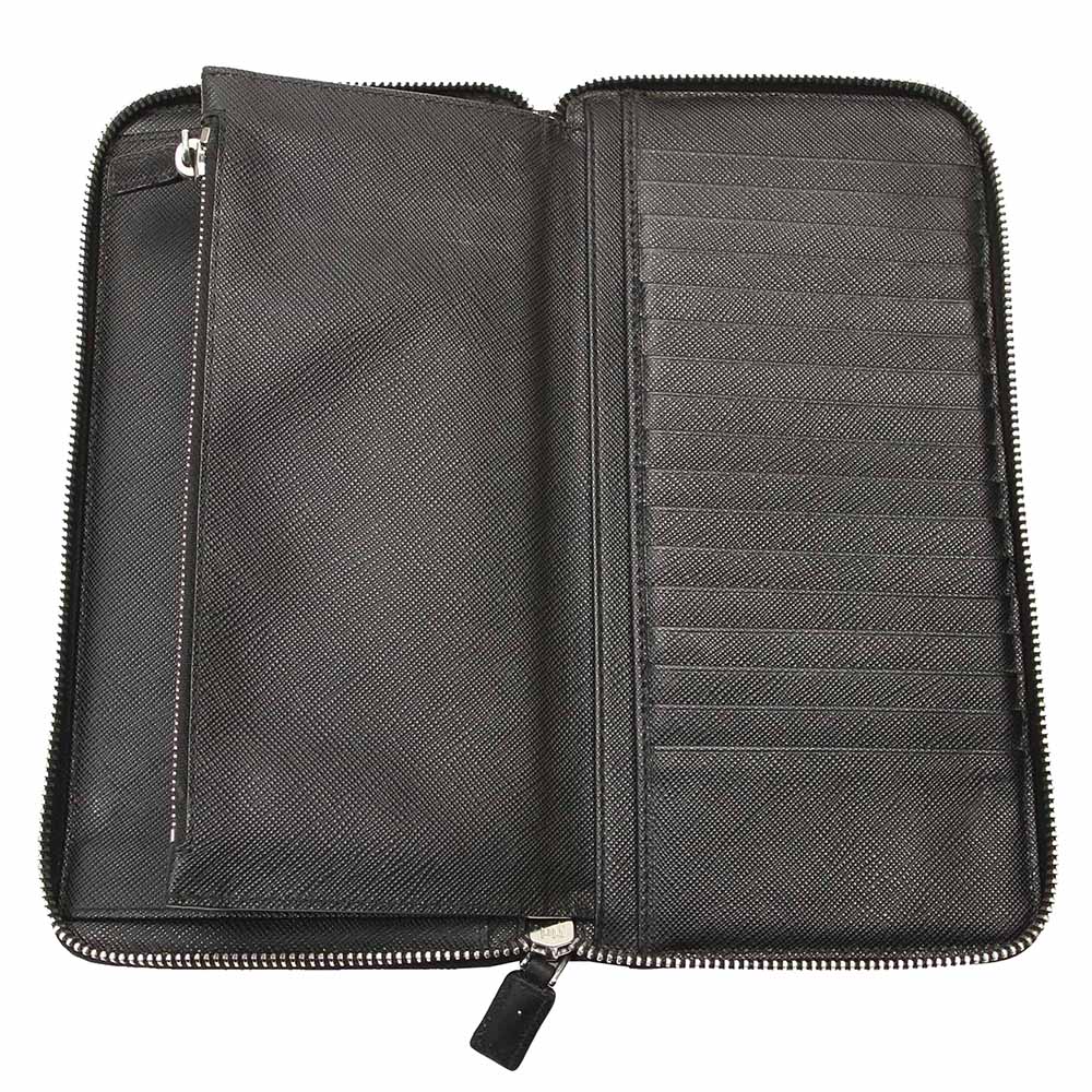 

Prada Black Saffiano Leather Long Wallet
