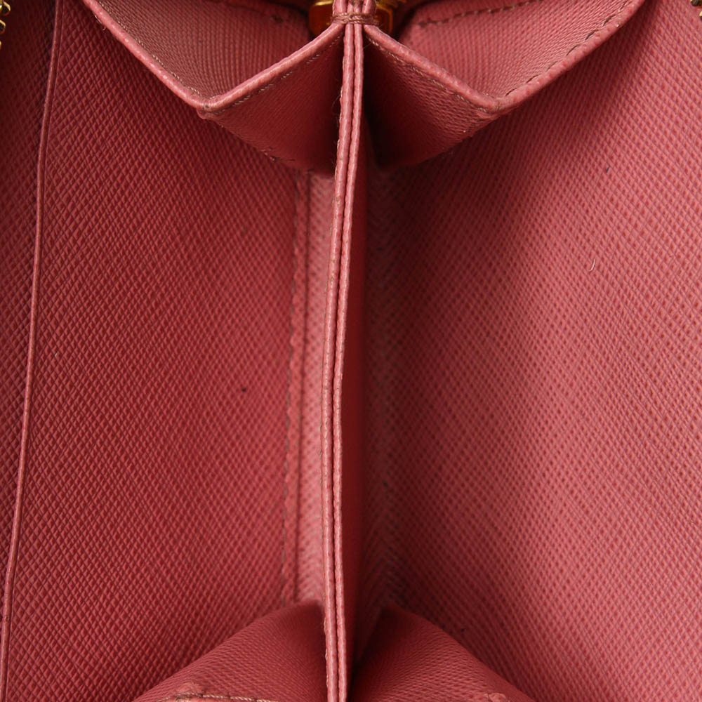 

Prada Pink Saffiano Leather Coin Case