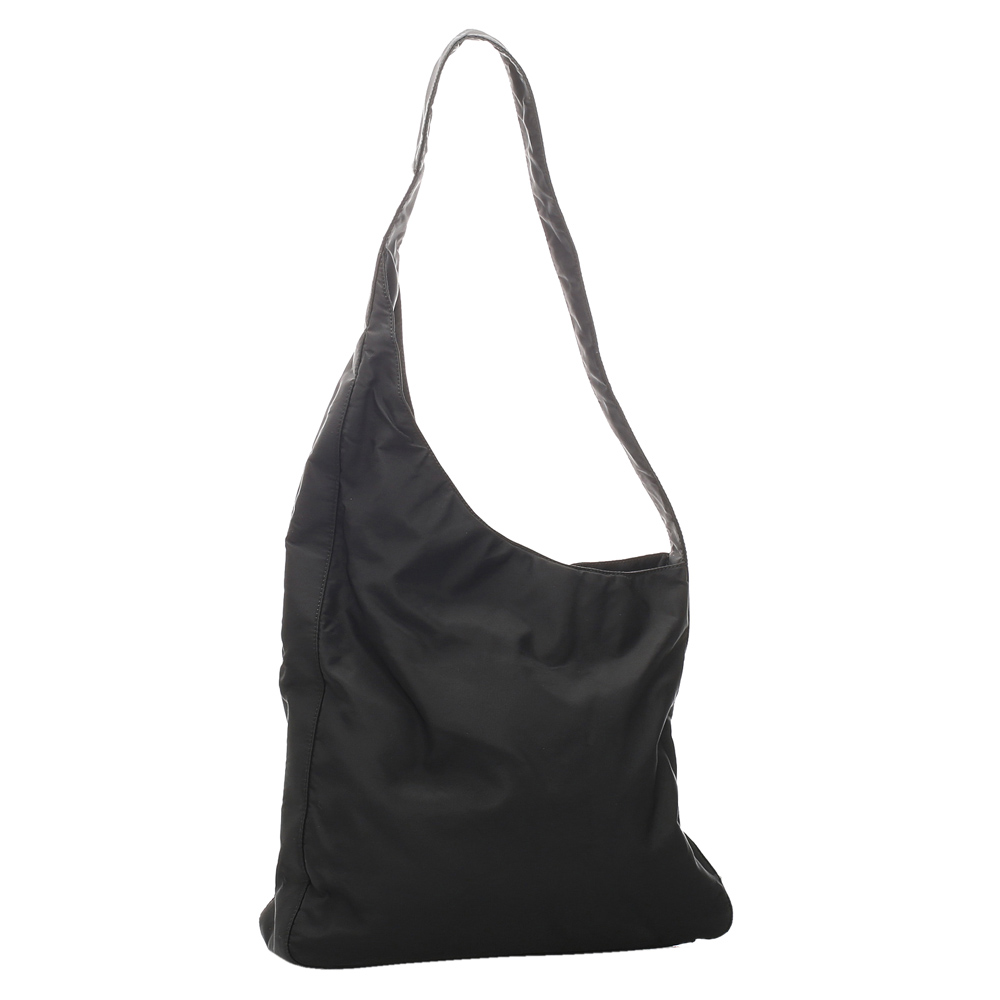

Prada Black Nylon Tessuto Shoulder Bag