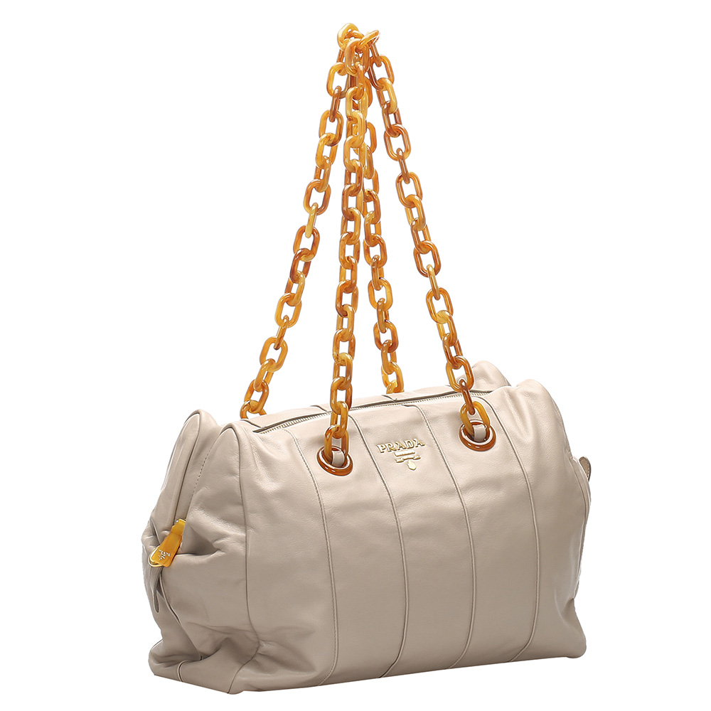 

Prada Beige Leather Bag