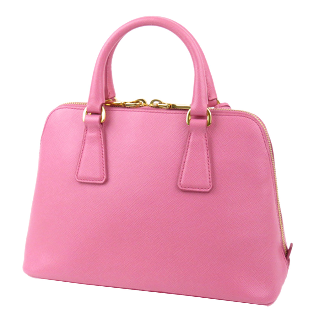 

Prada Pink Saffiano Lux Leather Promenade Small Bag
