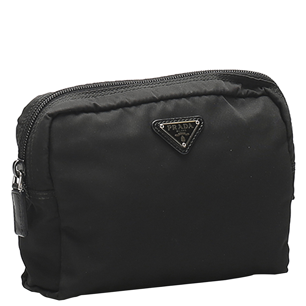 

Prada Black Nylon Tessuto Pouch