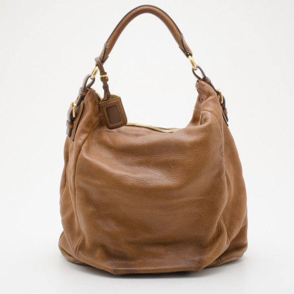 Prada Cervo Hobo Bag