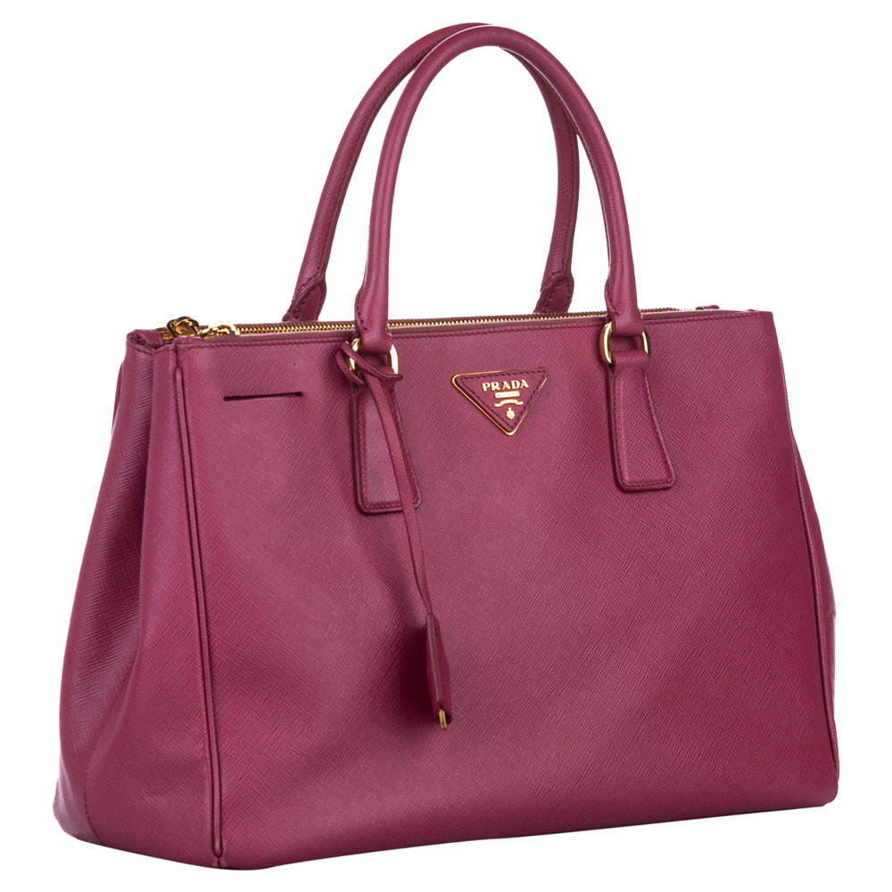 

Prada Pink Saffiano Lux Leather Galleria Bag