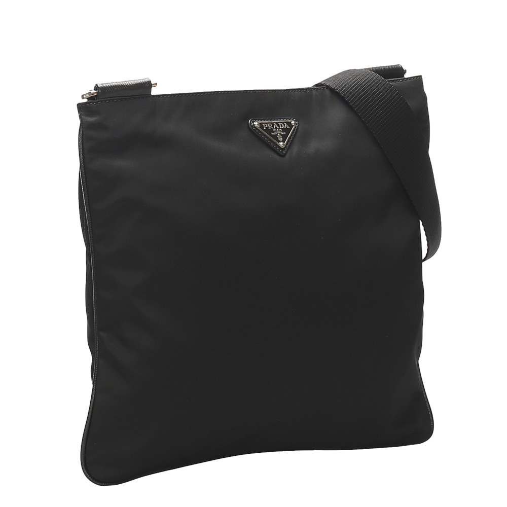 

Prada Black Nylon Tessuto Shoulder Bag