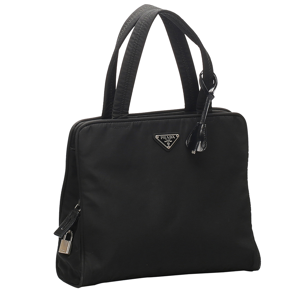 

Prada Black Nylon Tessuto Handle Bag