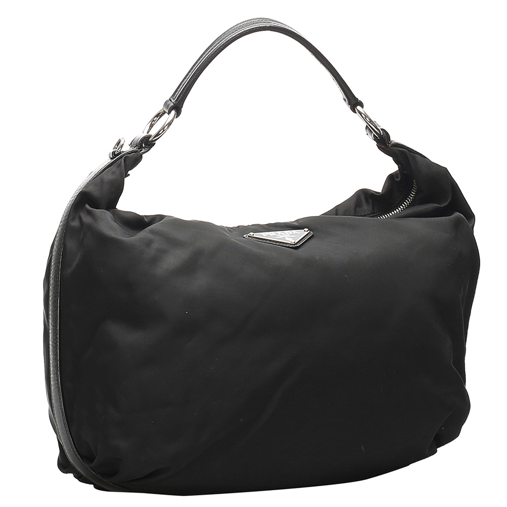 

Prada Black Nylon Tessuto Shoulder Bag