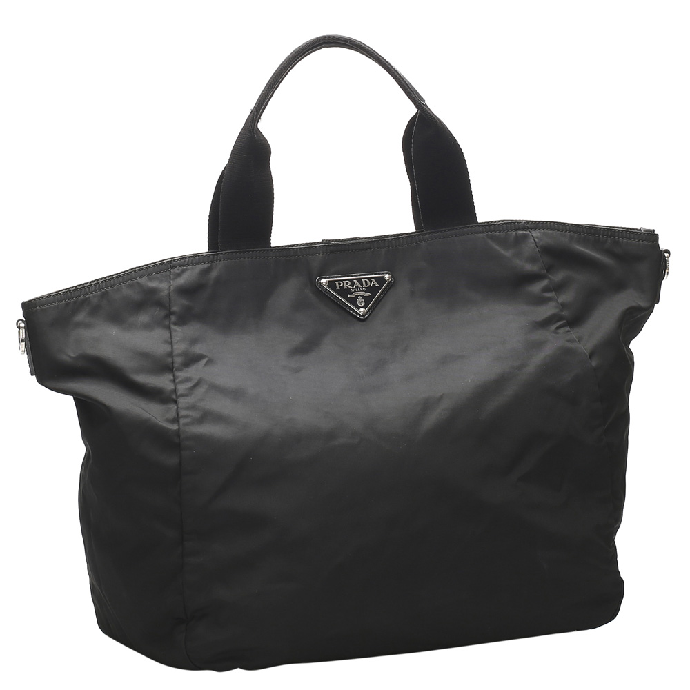 

Prada Black Nylon Tessuto Totes