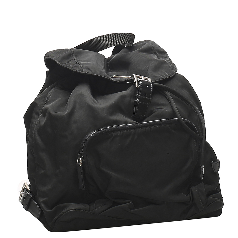 

Prada Black Nylon Backpack