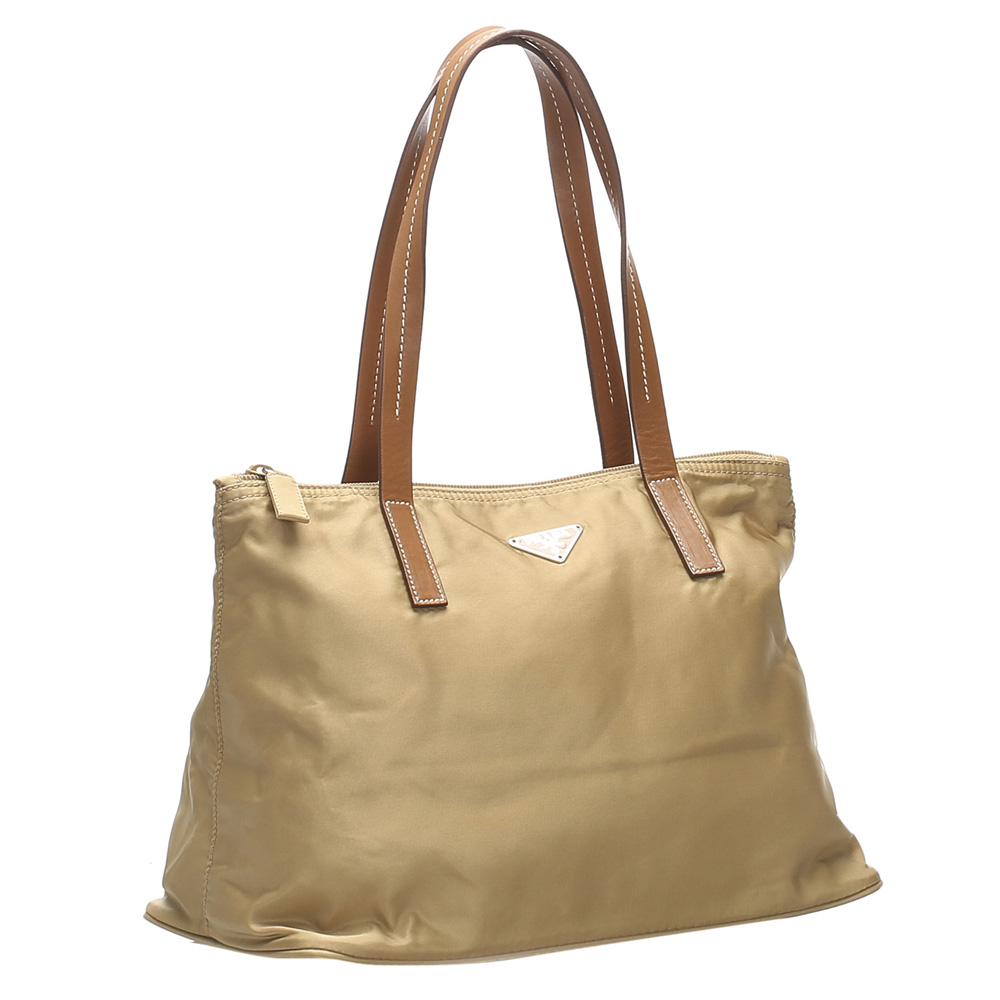 

Prada Beige Nylon Tessuto Tote Bag