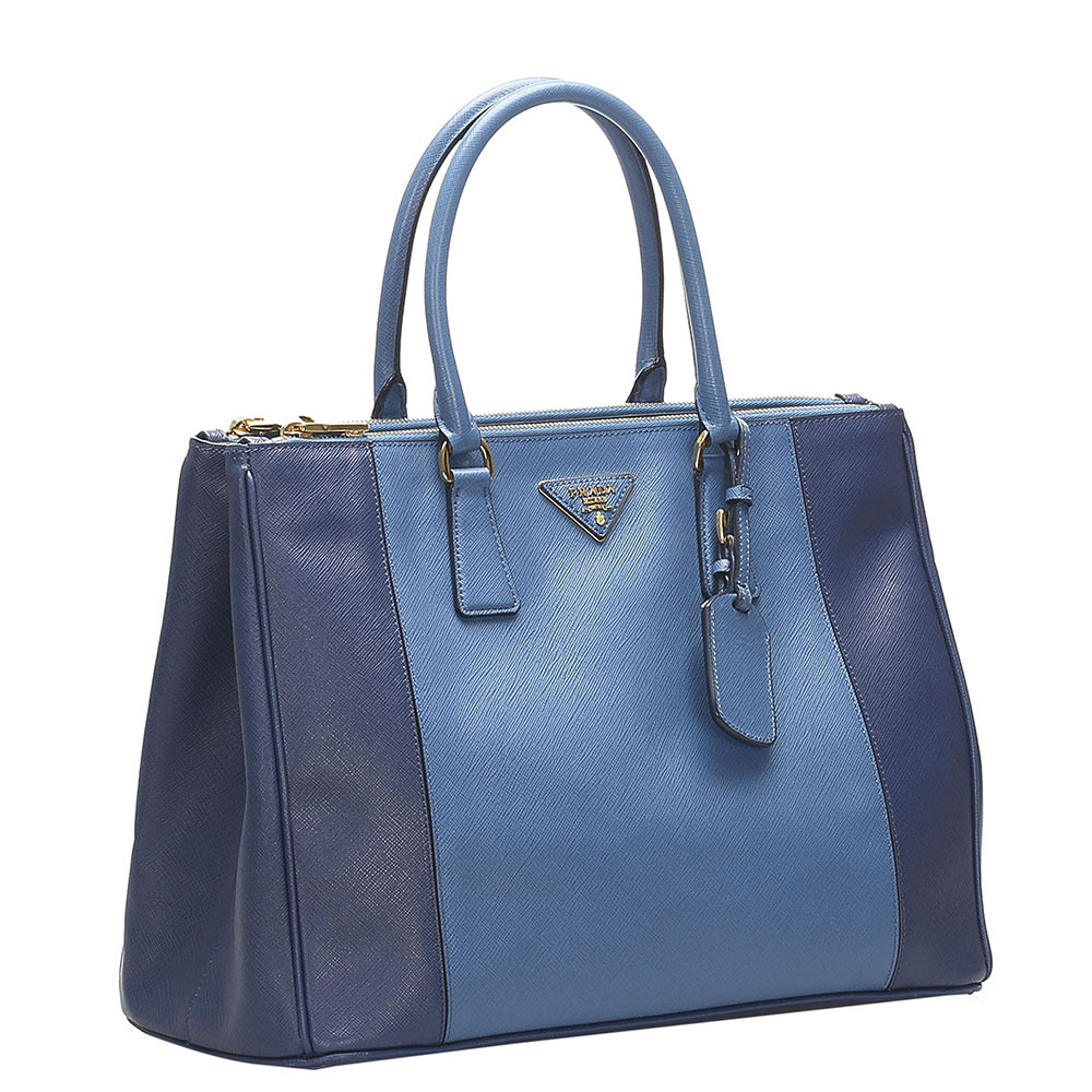 

Prada Bicolor Saffiano Lux leather Galleria tote bag, Multicolor