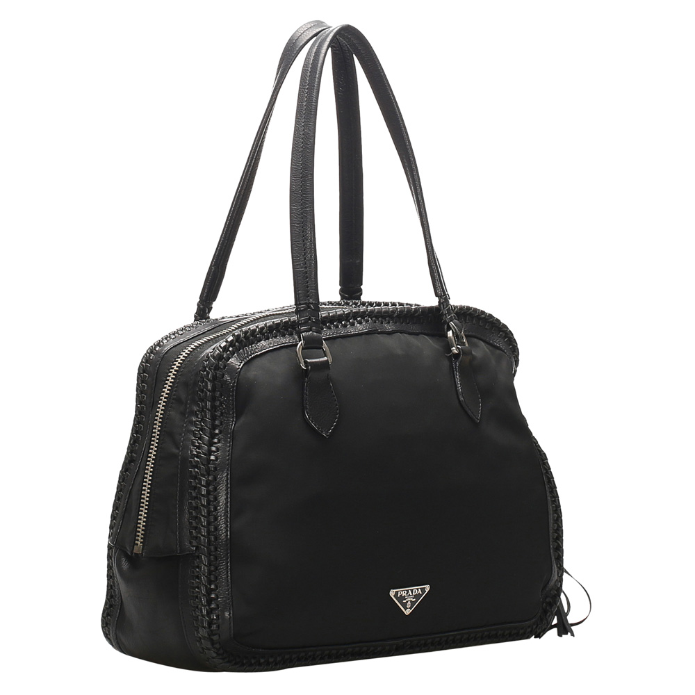 

Prada Black Tessuto Nylon Shoulder Bag