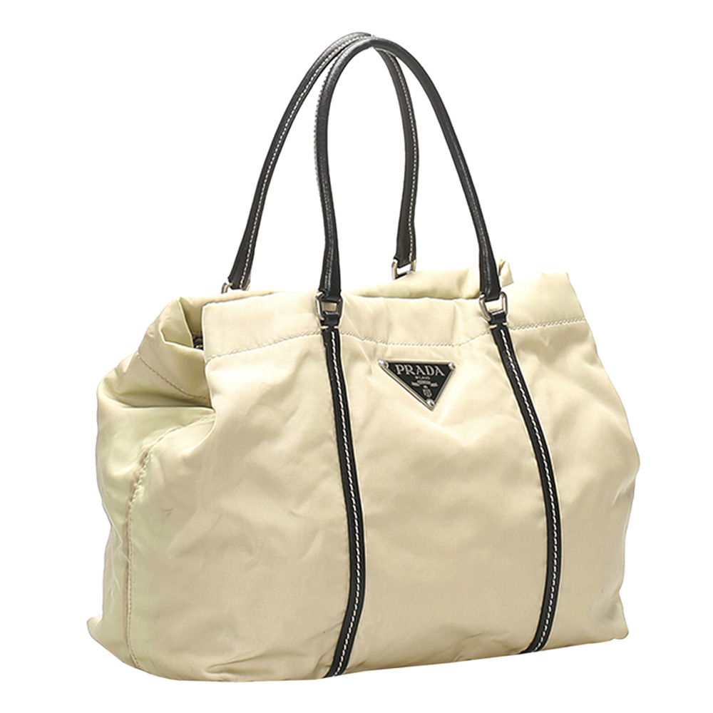 

Prada Brown/Beige Tessuto Tote Bag