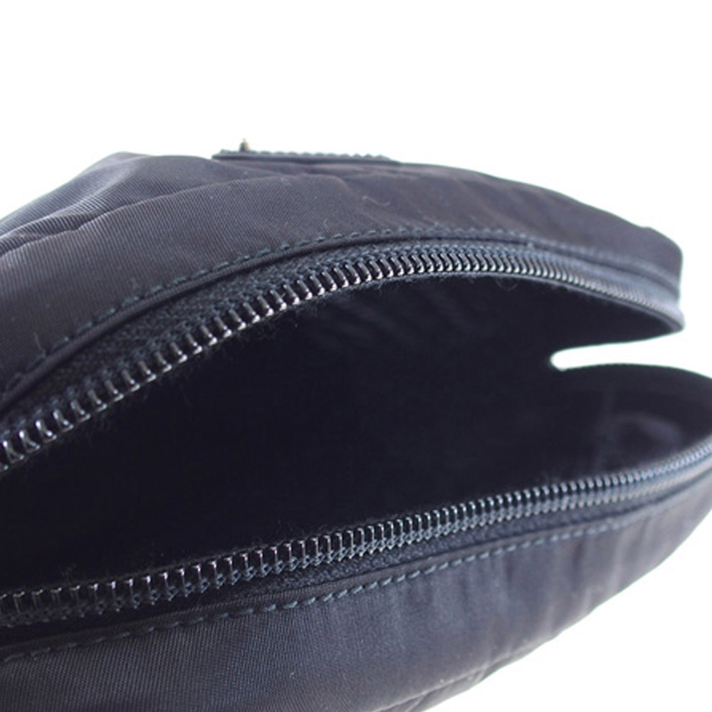 

Prada Black Nylon Tessuto Pouch Bag
