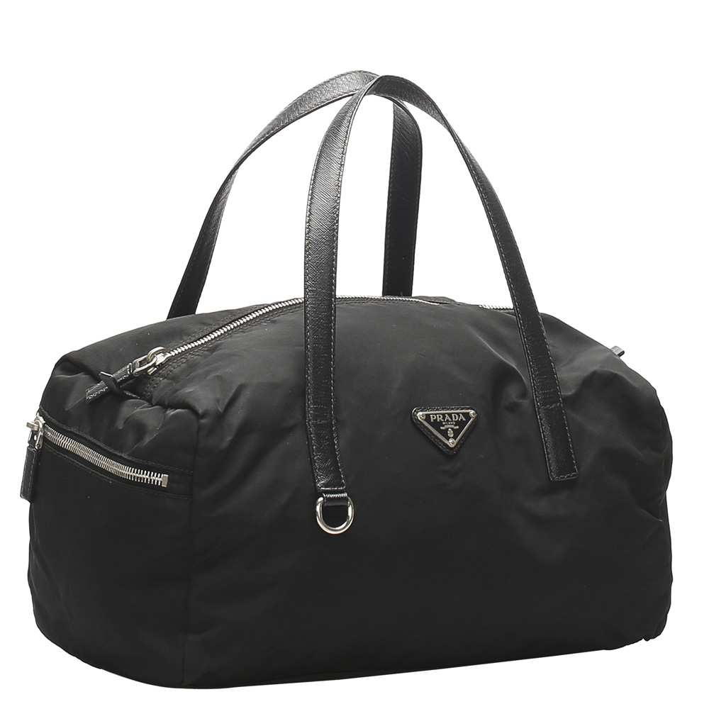 

Prada Black Nylon Tessuto Handle Bag