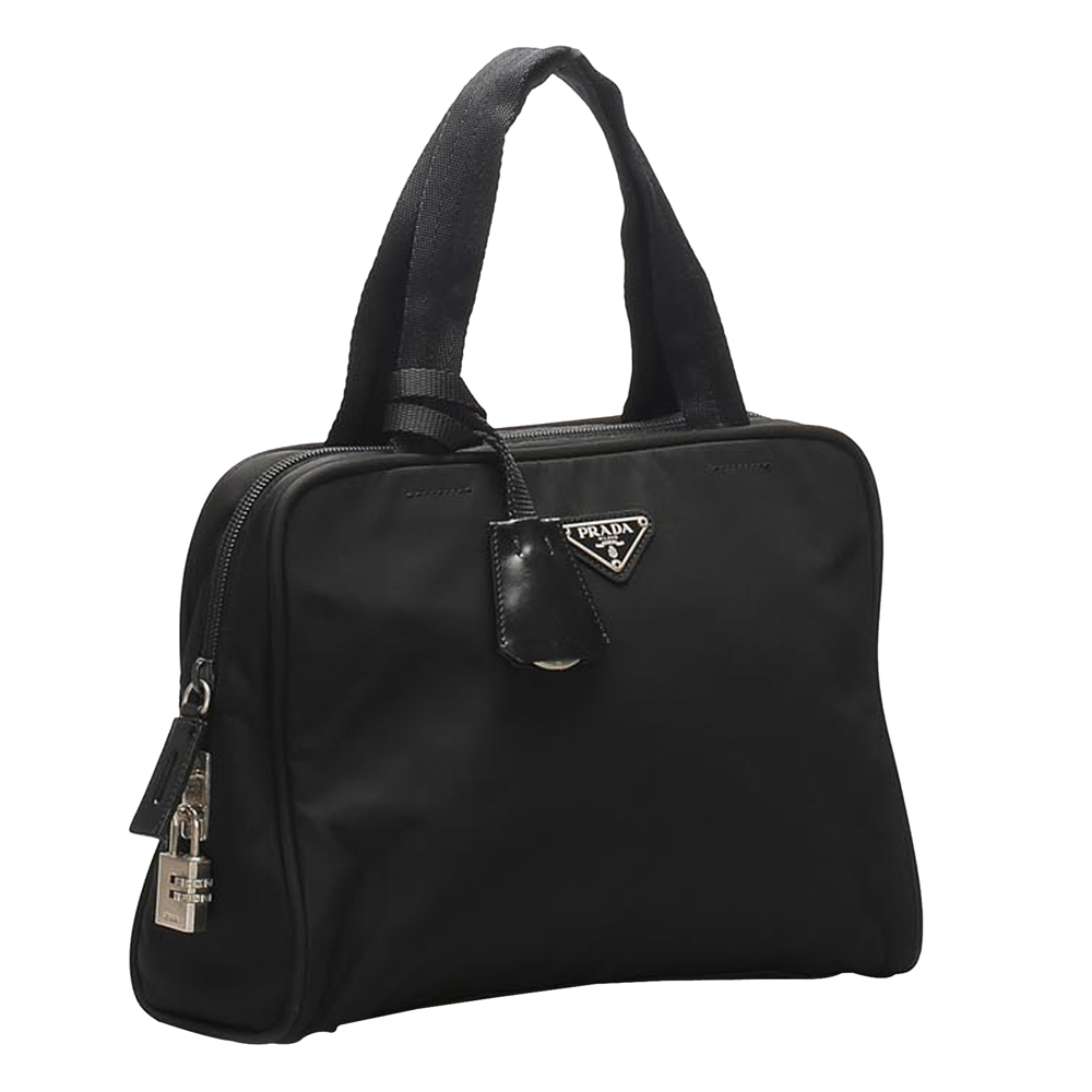 

Prada Black Nylon Tessuto Handle Bag