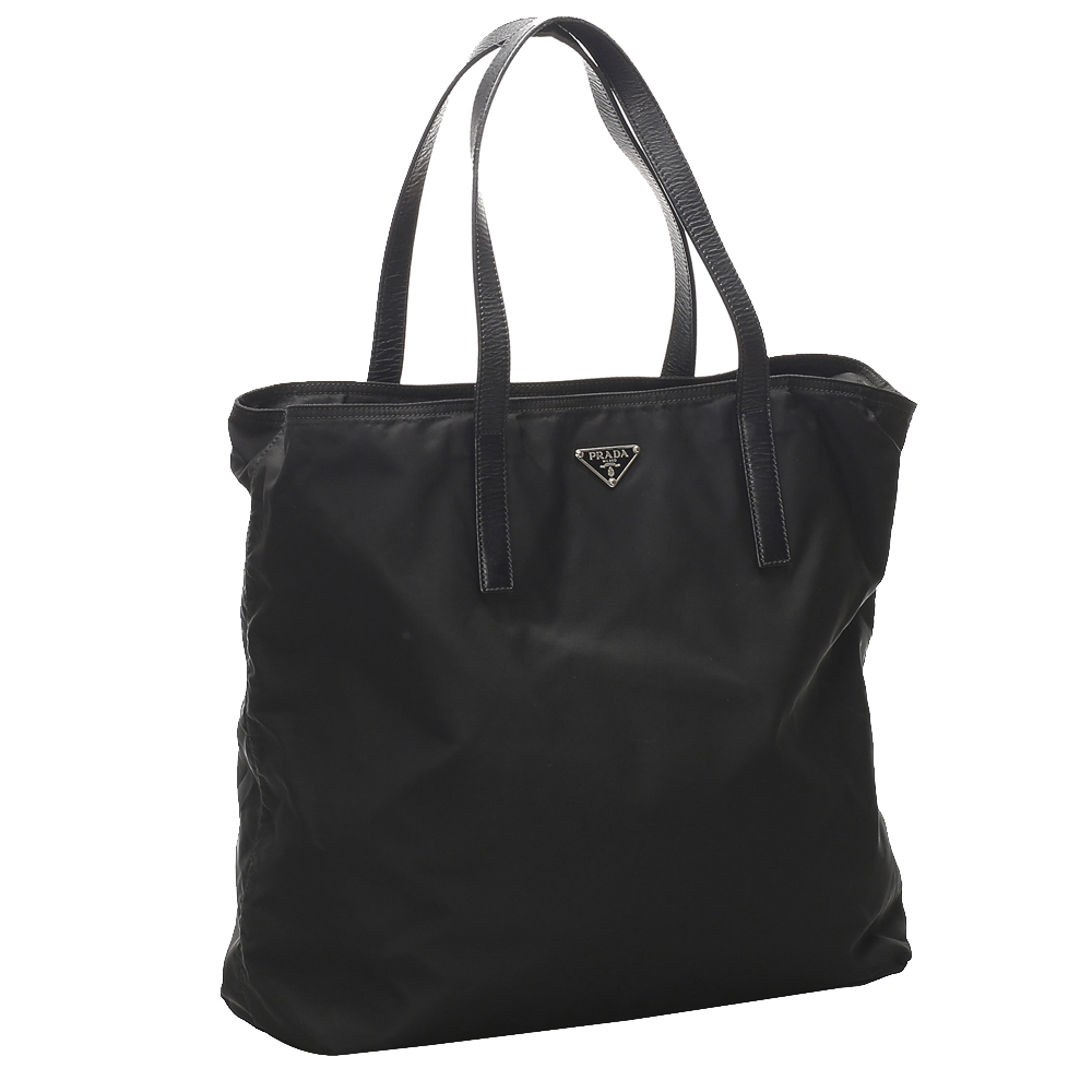 

Prada Black Nylon Tessuto Tote Bag
