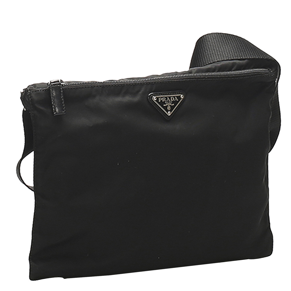 

Prada Black Tessuto Nylon Crossbody Bag