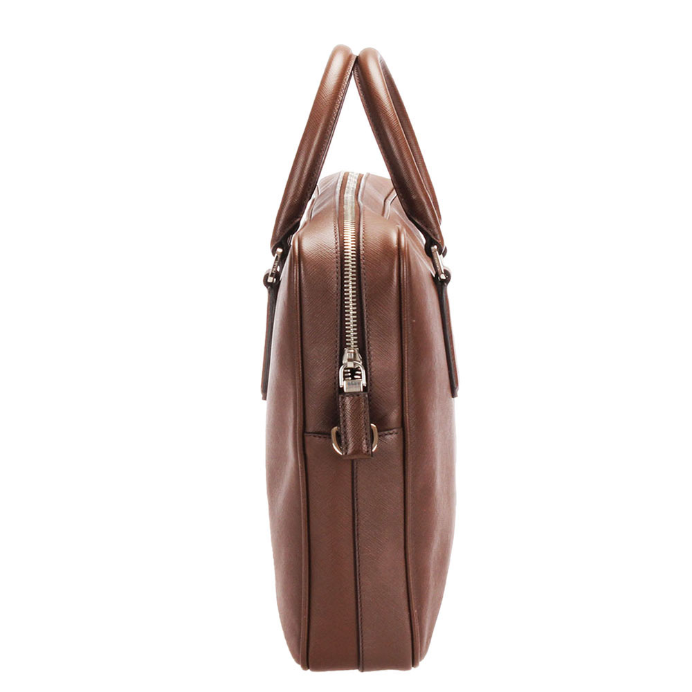

Prada Brown Leather Shoulder Bag