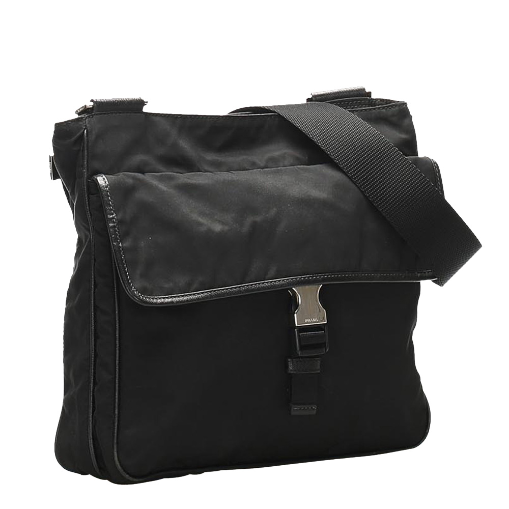 

Prada Black Nylon Tessuto Crossbody Bag
