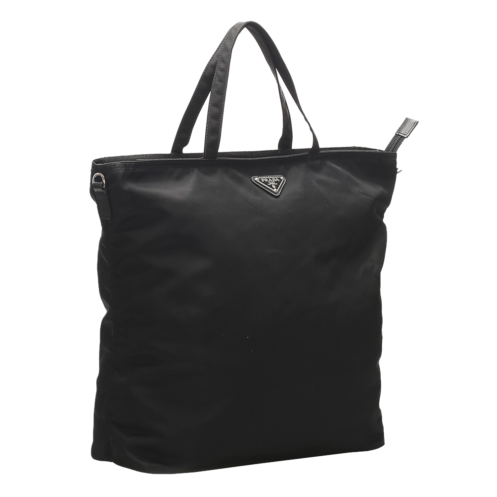 

Prada Black Tessuto Nylon Tote Bag