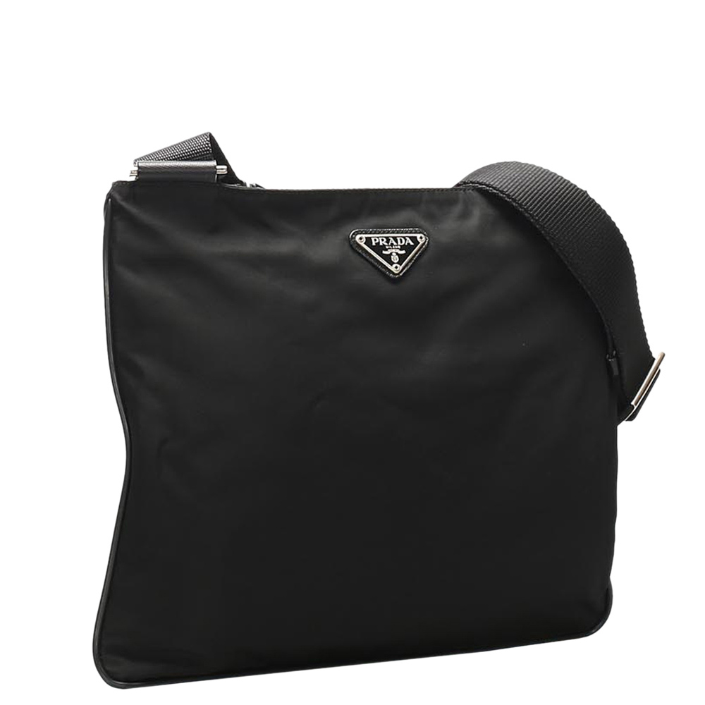 

Prada Black Nylon Tessuto Crossbody Bag