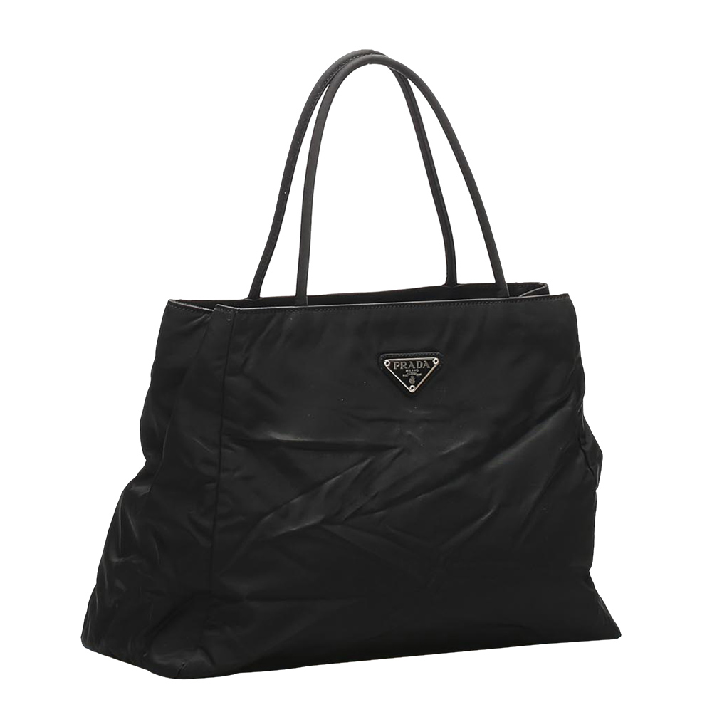 

Prada Black Tessuto Nylon Tote Bag