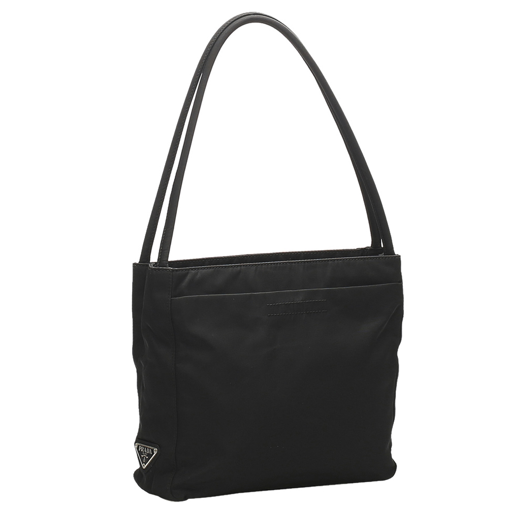 

Prada Black Nylon Tessuto Shoulder Bag