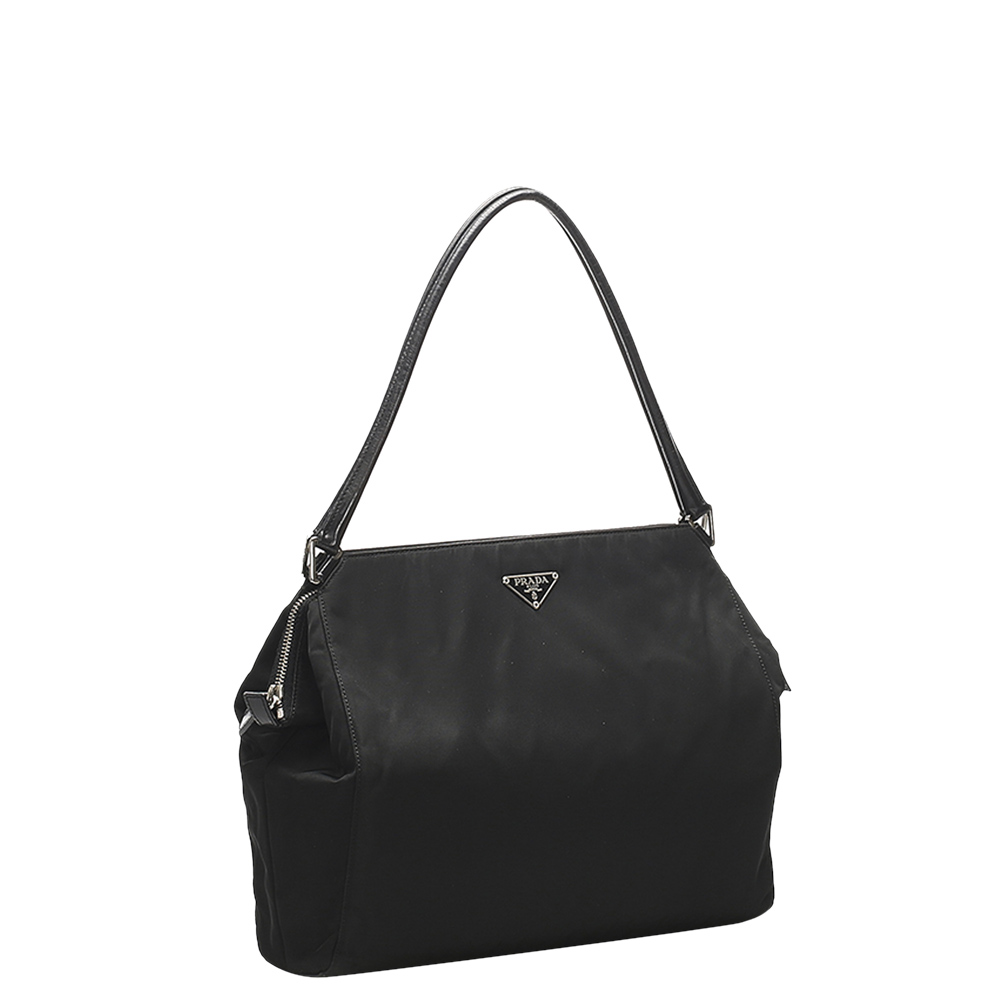 

Prada Black Nylon Tessuto Shoulder Bag