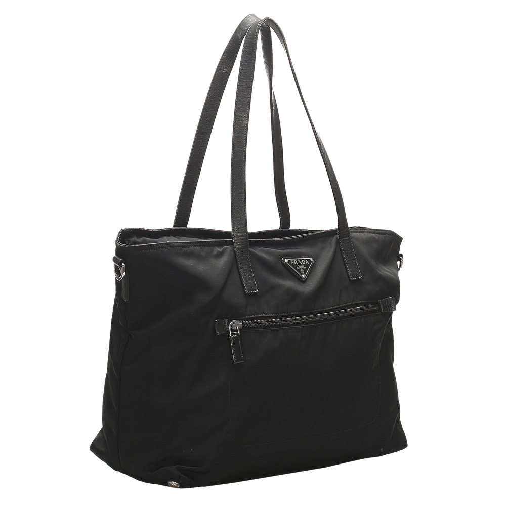 

Prada Black Tessuto Nylon Tote Bag