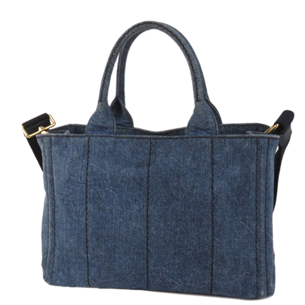 

Prada Blue Denim Canapa bag