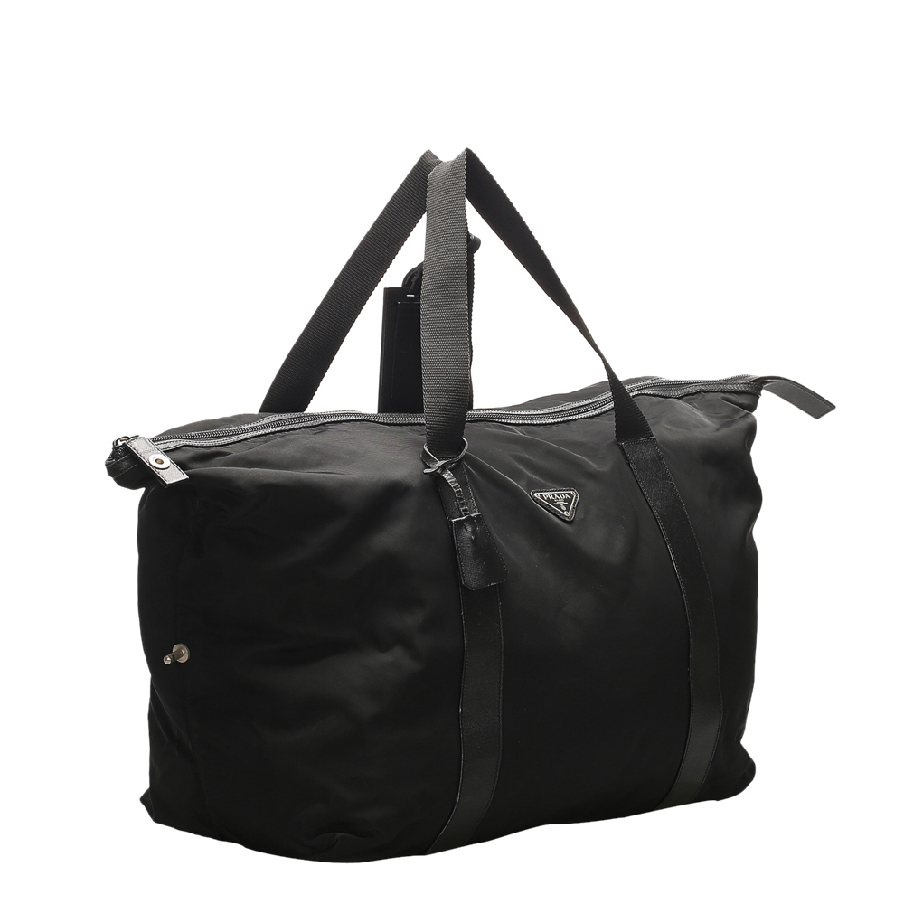 

Prada Black Nylon Tessuto Travel Bag