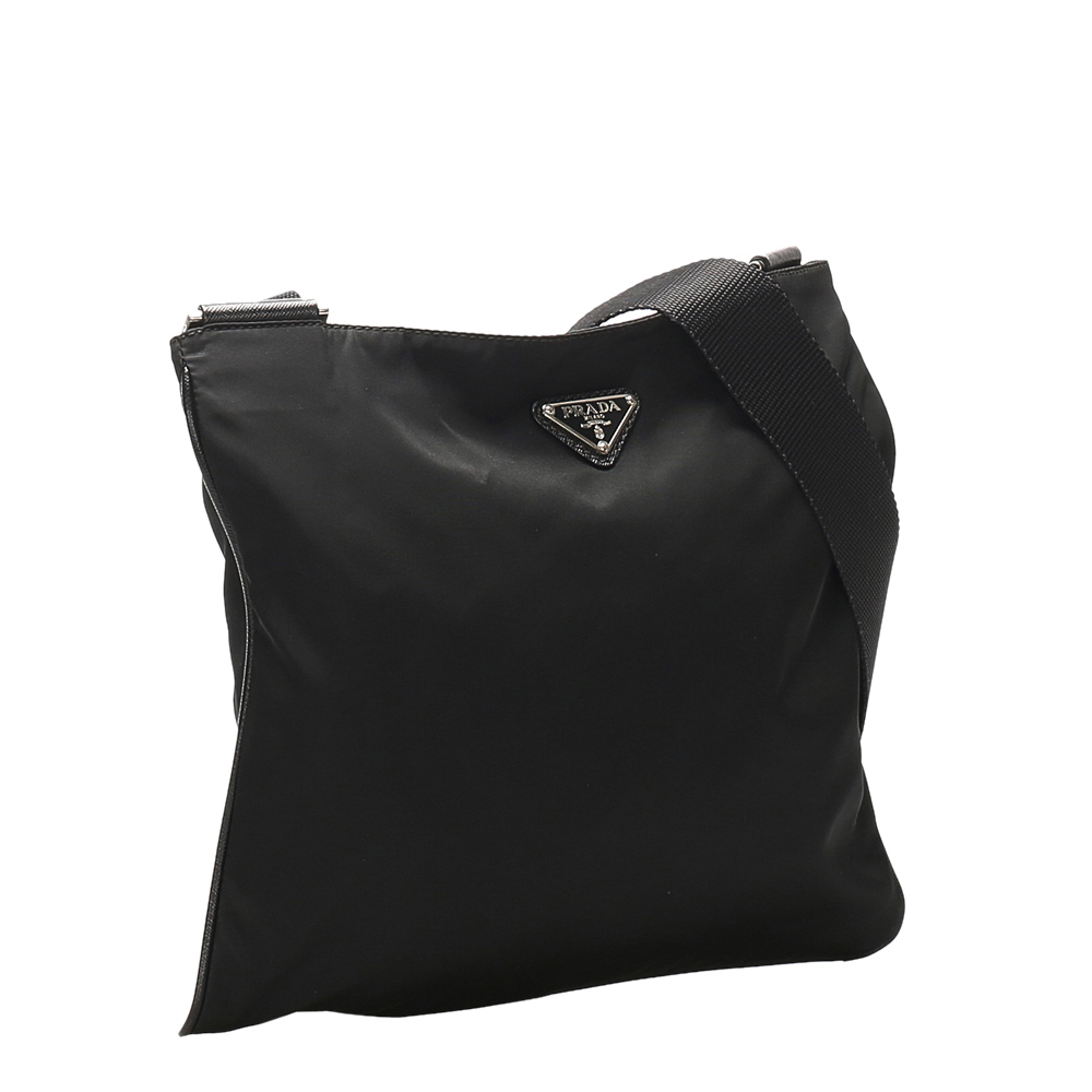 

Prada Black Nylon Tessuto Shoulder Bag