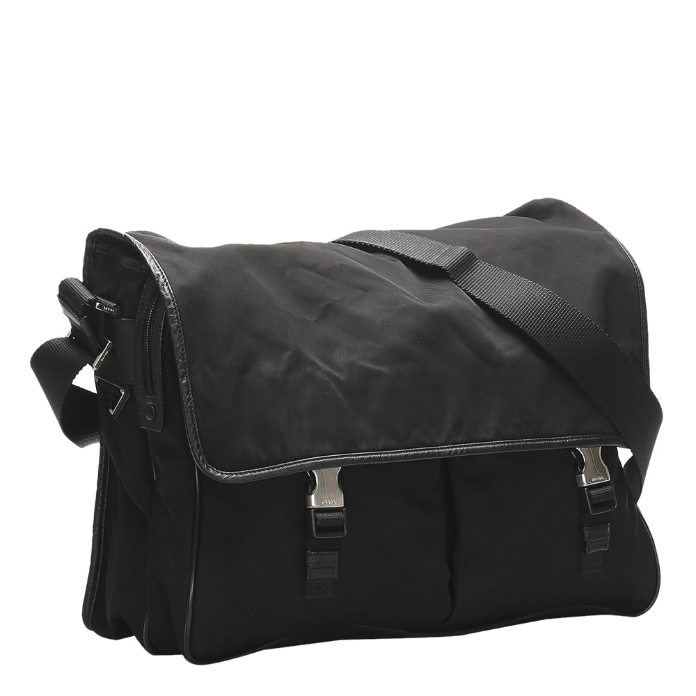 

Prada Black Nylon Shoulder Bag