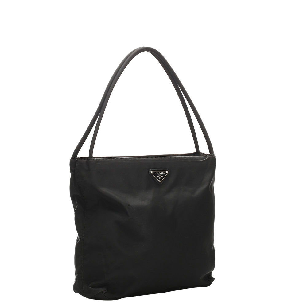 

Prada Black Nylon Tessuto Shoulder Bag