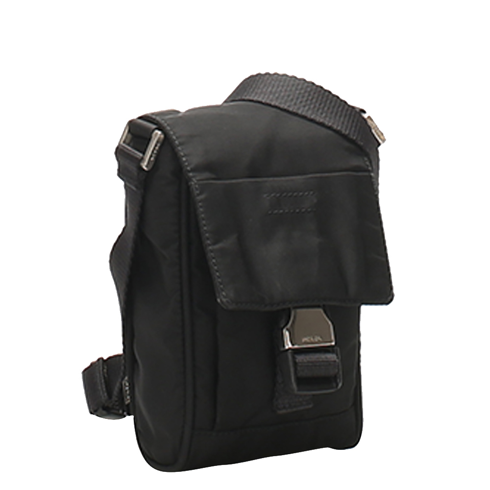 

Prada Black Nylon Tessuto Shoulder Bag