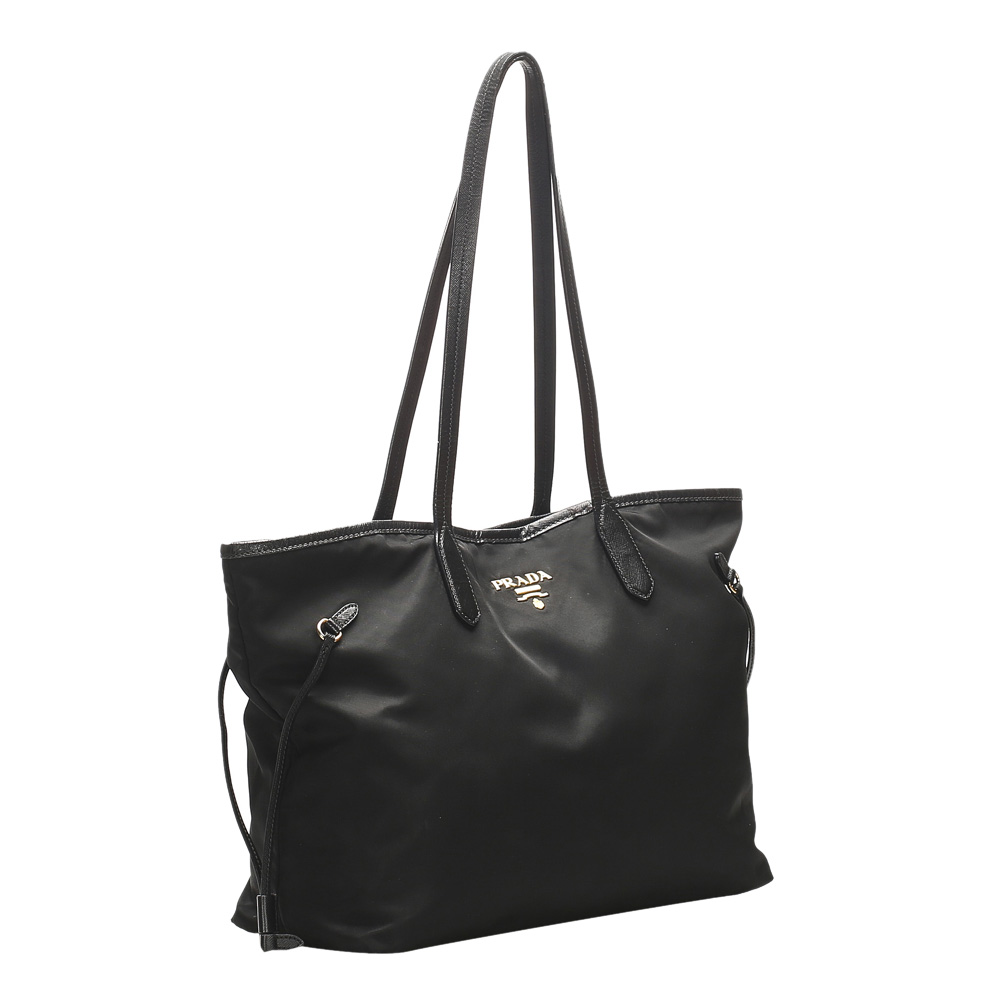 

Prada Black Nylon Tessuto Tote Bag