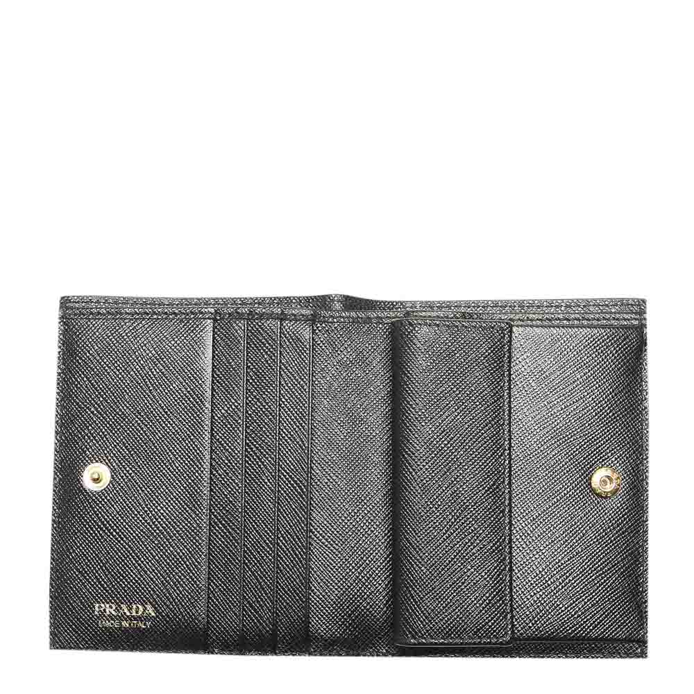 

Prada Black Saffiano Leather Bifold Wallet