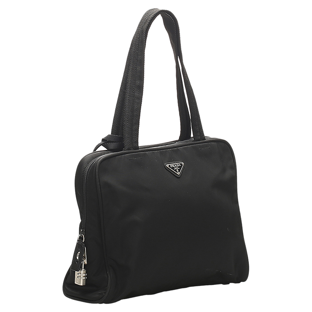 

Prada Black Nylon Tessuto Shoulder Bag