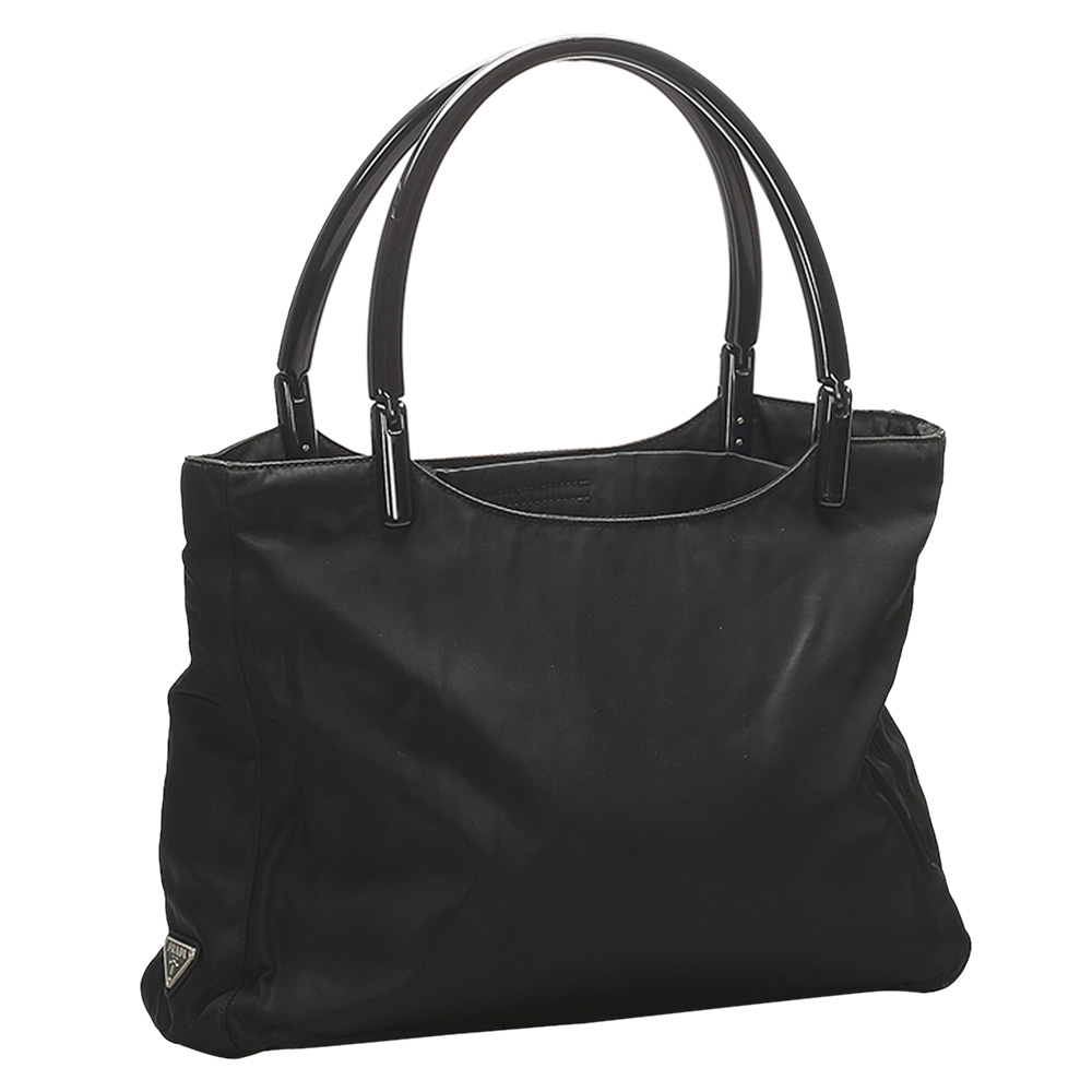 

Prada Black Nylon Tessuto Tote Bag