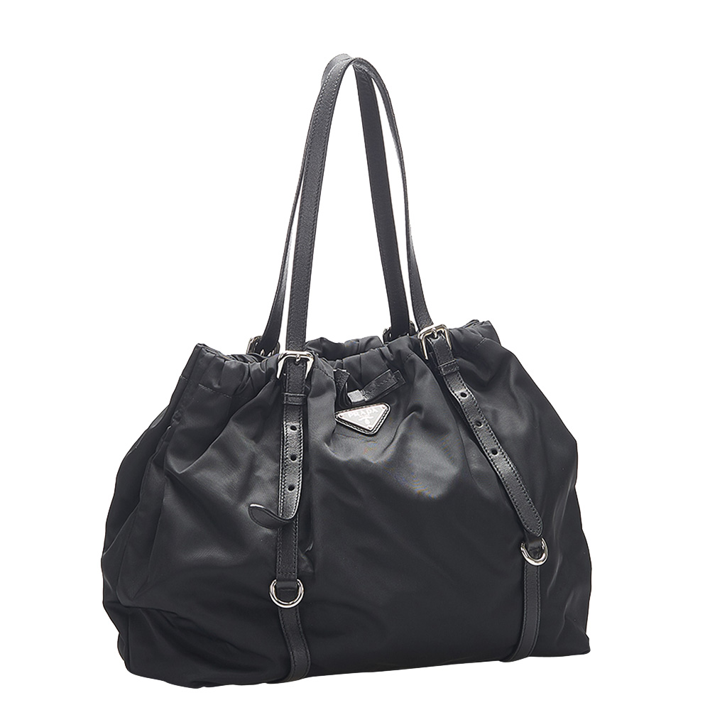 

Prada Black Nylon Tessuto Shoulder Bag