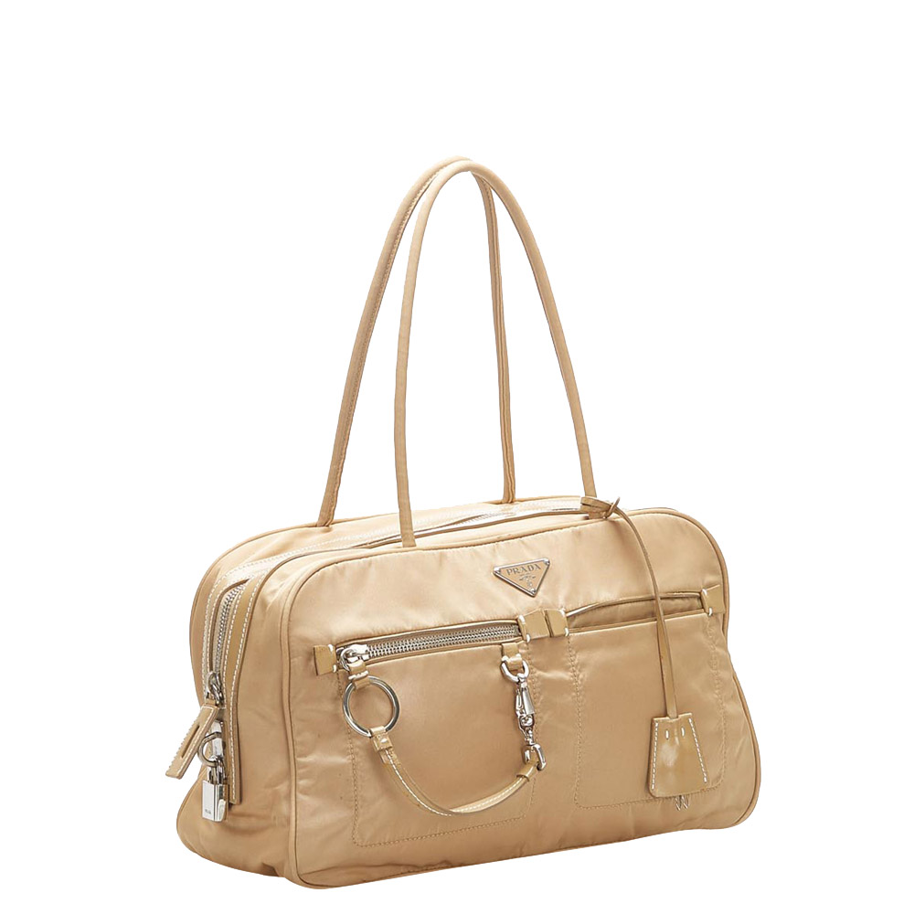 

Prada Brown Nylon Tessuto Shoulder Bag