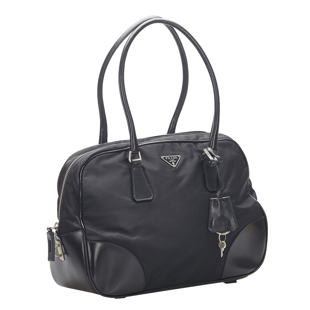 

Prada Black Nylon Tessuto Shoulder Bag