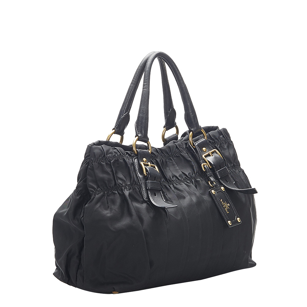 

Prada Black Nylon Tessuto Shoulder Bag